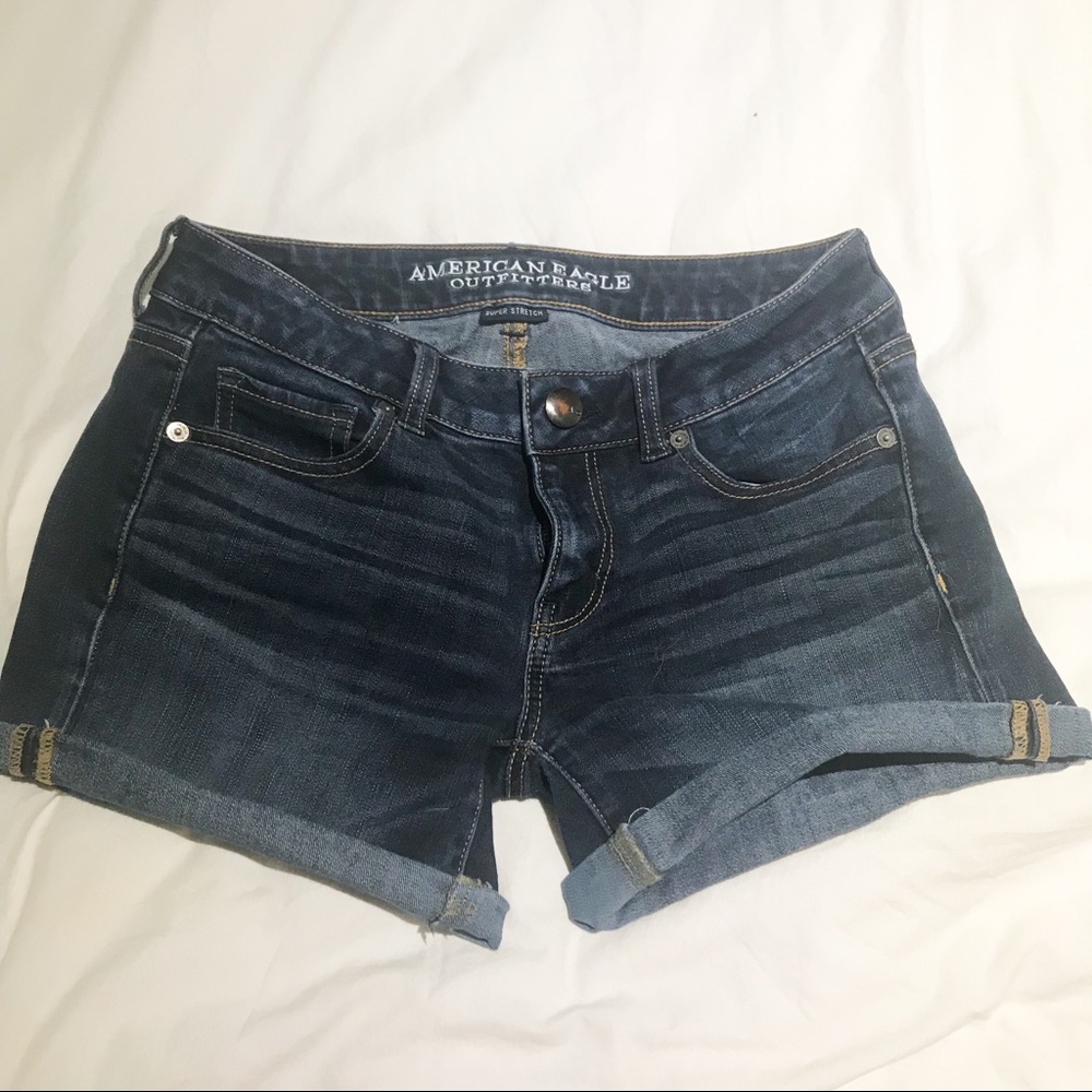 American Eagle Denim Super Stretch Shorts 4